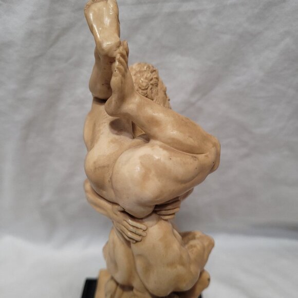SOLD! G. Ruggeri Sculpture Italy Mythology Nude Hercules Diomedes Vintage 60's - Picture 12 of 16